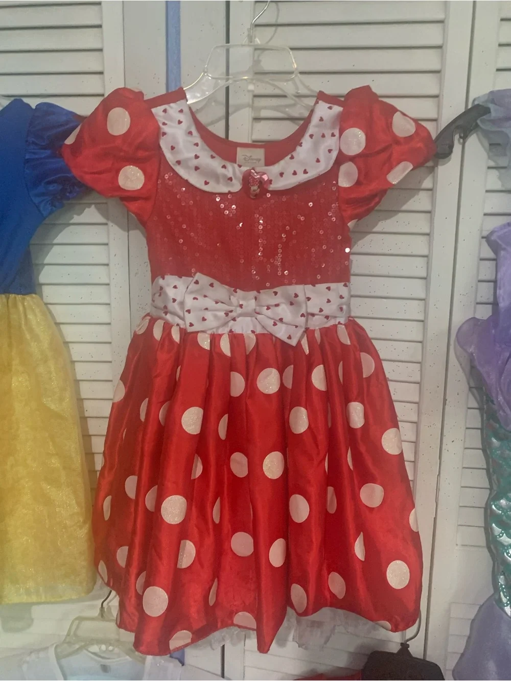 Disney Kids Costume Lot Minnie Mouse Snowwhite Elsa Mermaid